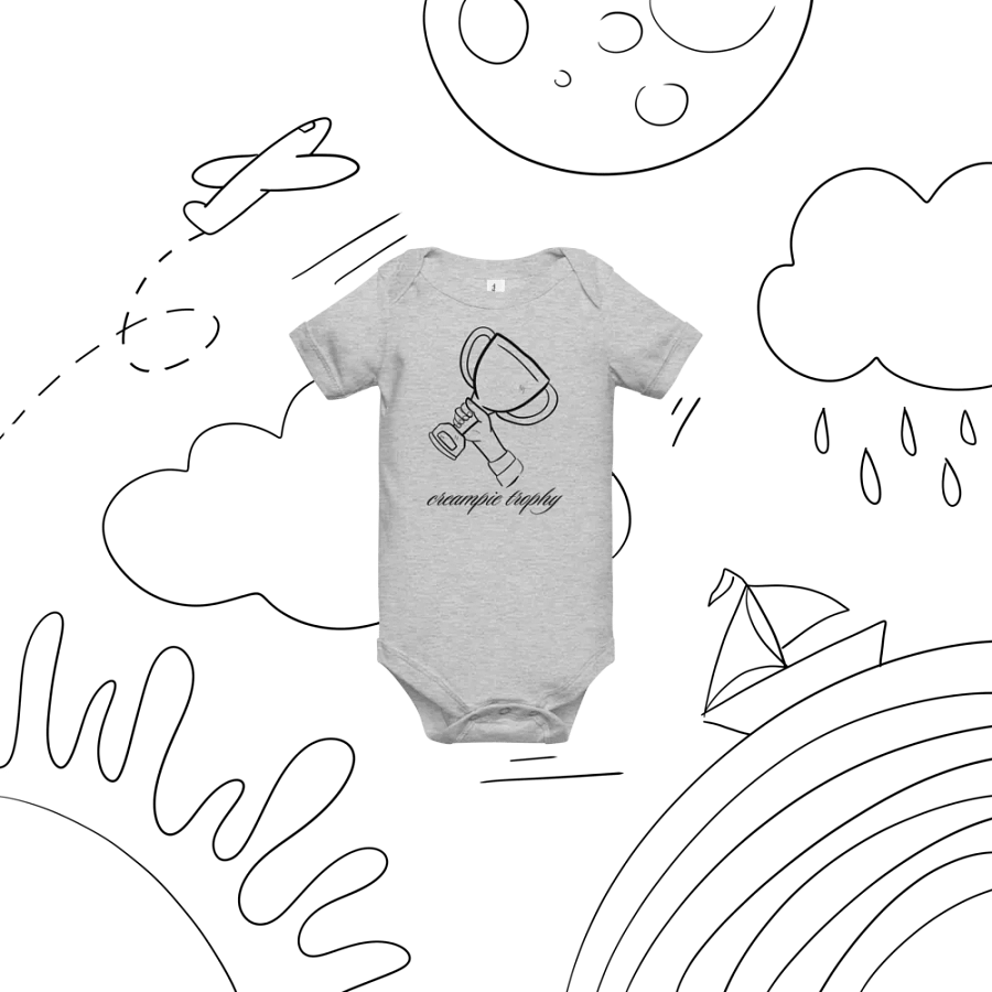 cream pie trophy onesie product image (21)