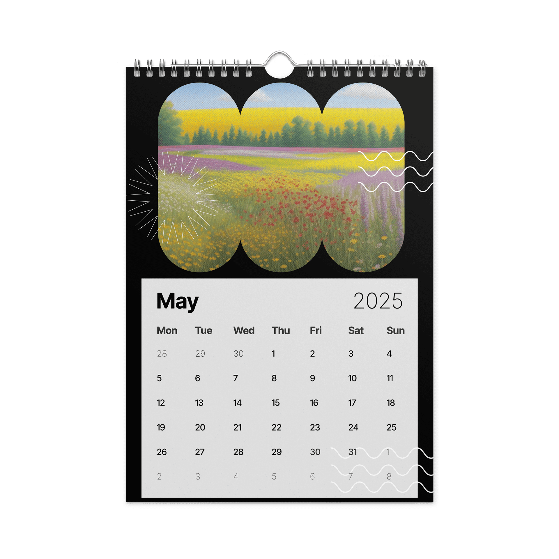 SEASONAL NATURE WALL CALENDAR 2026 product image (10)