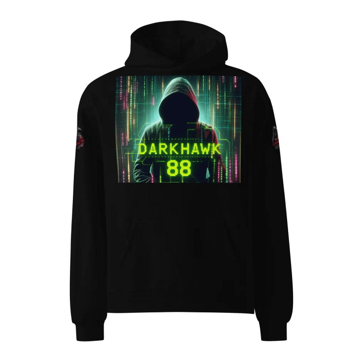 DARkHAWk88 HACKER HOODIE (Black) product image (1)