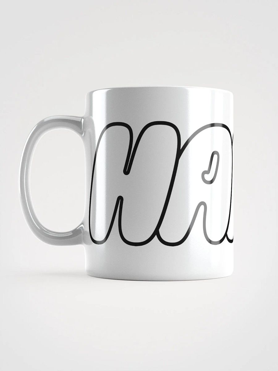 HAPPY White Glossy Mug product image (6)