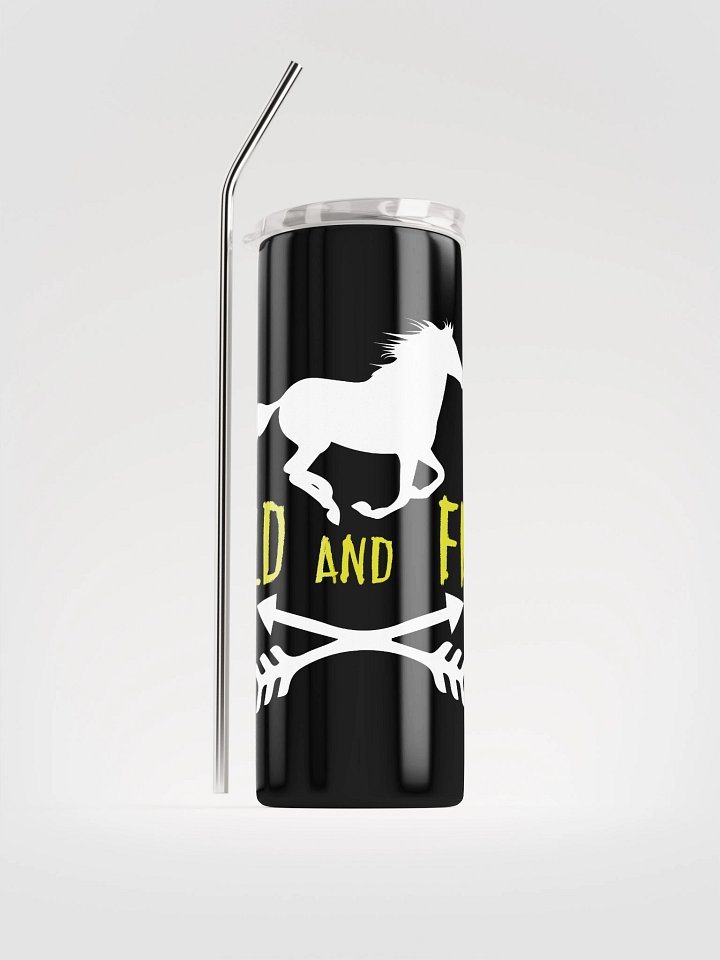 Wild and Free Equestrian Stainless Steel Tumbler product image (1)