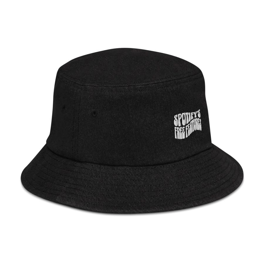 Spotify's Free Features | Tall Font ( Denim Bucket Hat) product image (6)