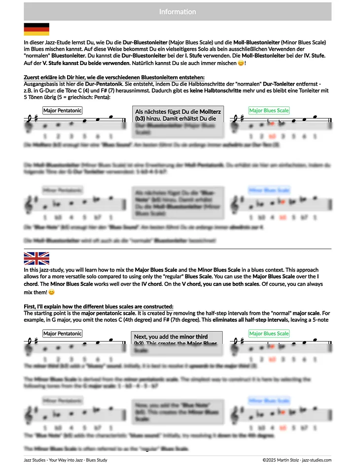 Mixing Major and Minor Blues Scales - Alto Saxophone Blues Solo product image (2)
