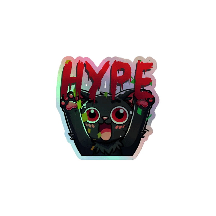 HYPE Cat Holographic Sticker Set product image (1)