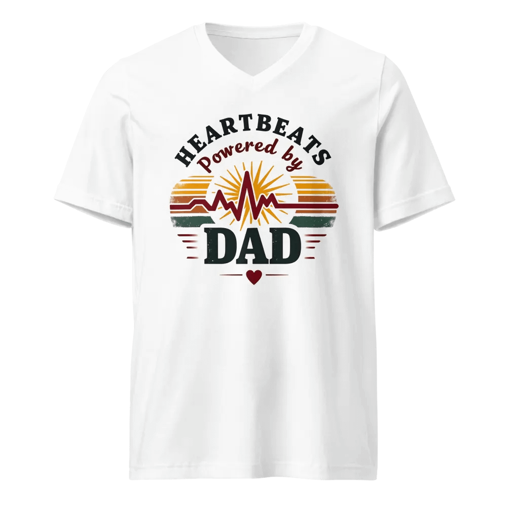 Dad's Heartbeat Sunset T-Shirt product image (1)