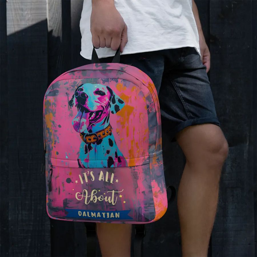 It's All About Dalmatian All-Over Print Backpack product image (2)