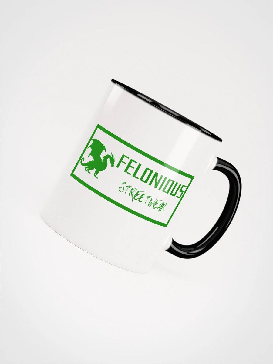 Felonious Streetwear Dragon Green Logo Ceramic Mug product image (51)