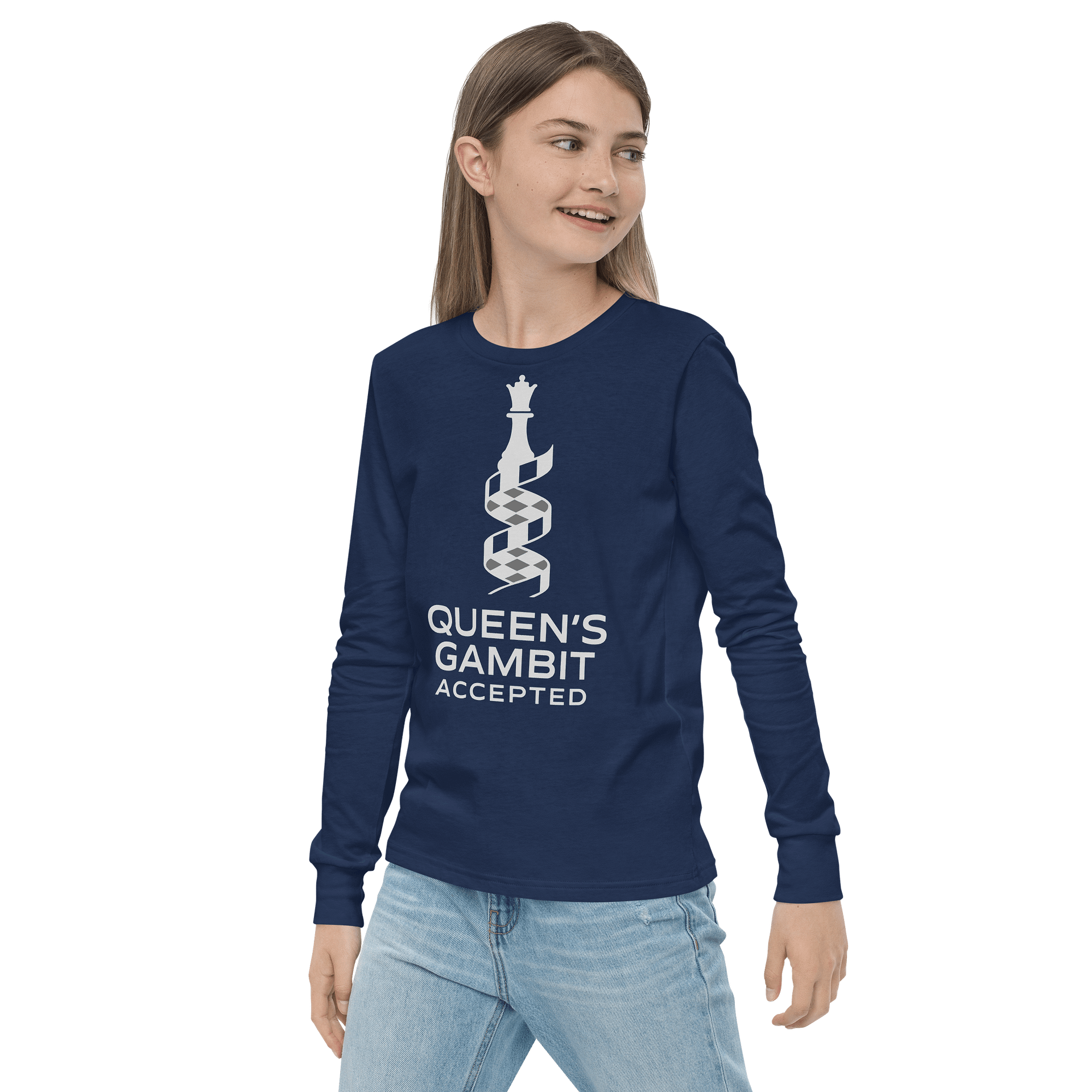 Queen's Gambit Accepted - Youth Long Sleeve T-Shirt product image (9)