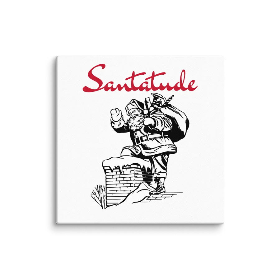Santatude: Santa’s Attitude Wall Art product image (1)