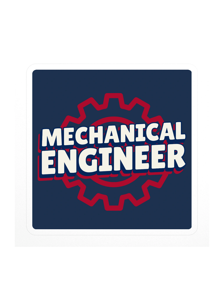Mechanical Engineer Sticker product image (1)