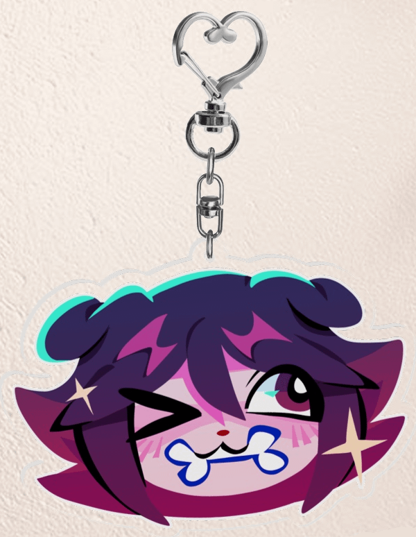 Happy Velvet Keychain product image (1)