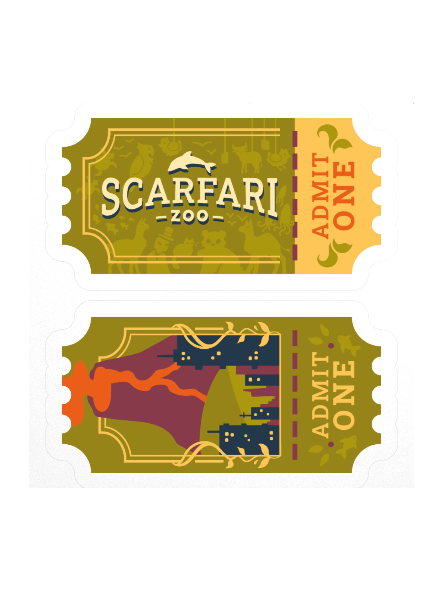 Scarfari Tickets Stickers product image (2)