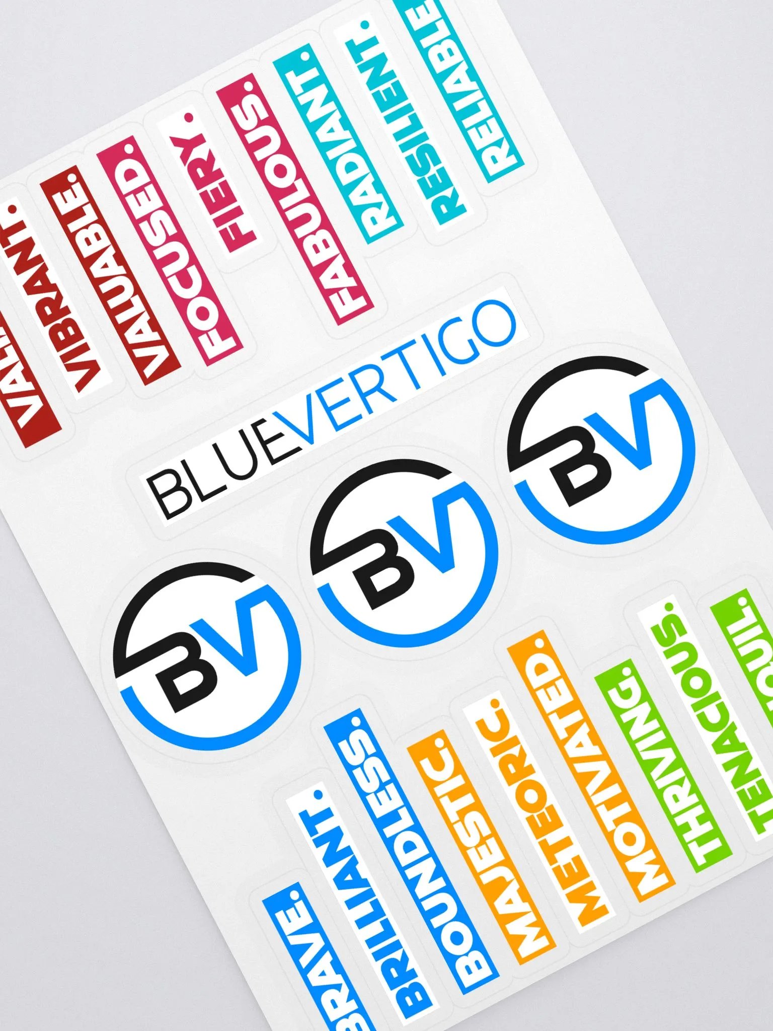 └𝗕𝗩𝗫𝗜┐ ► Power Words (Sticker Sheet) product image (2)