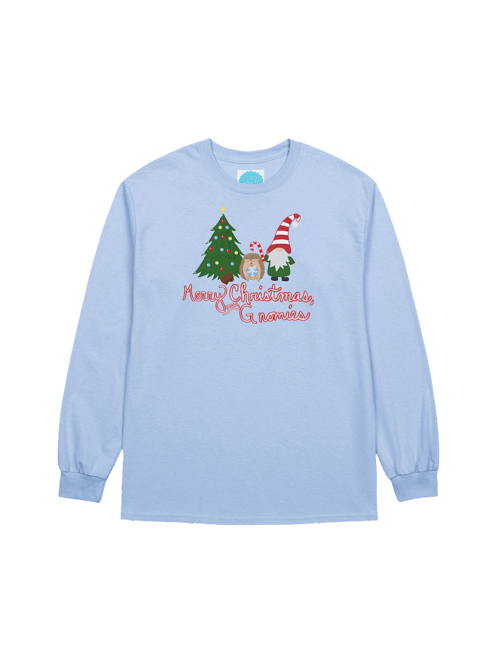 Christmas with my Gnomies "Merry Christmas" Design Long Sleeve Tee product image (20)