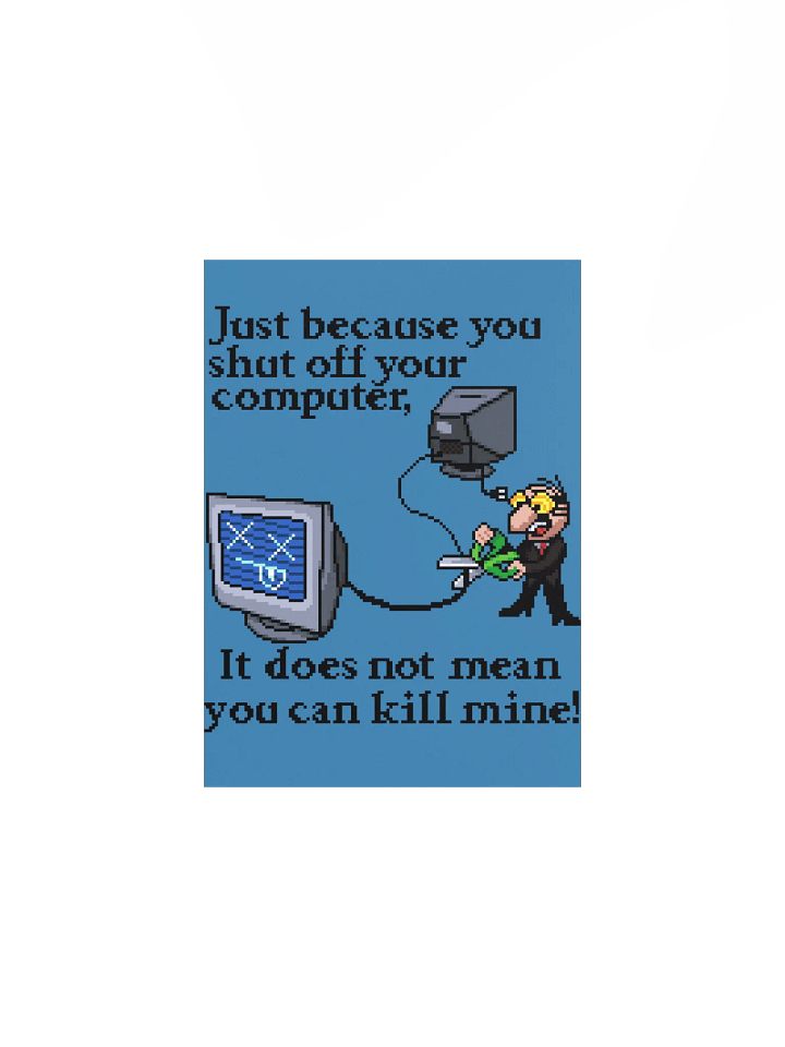 Computer Protest Poster product image (1)