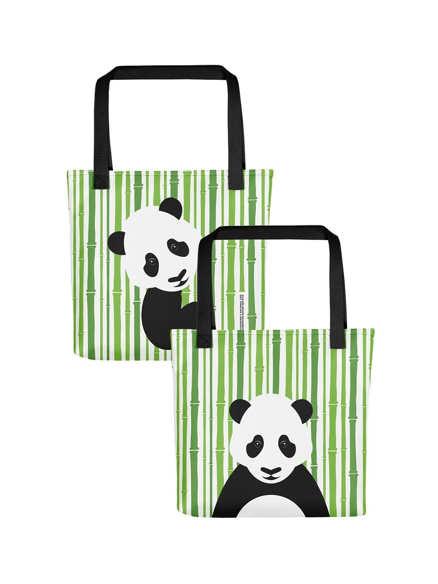 Panda Bamboo Tote Bag Image 1