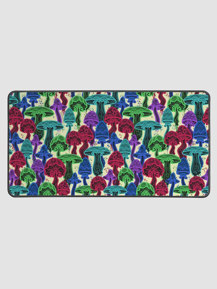Neon Mushrooms (Variation 2) Deskmat product image (1)