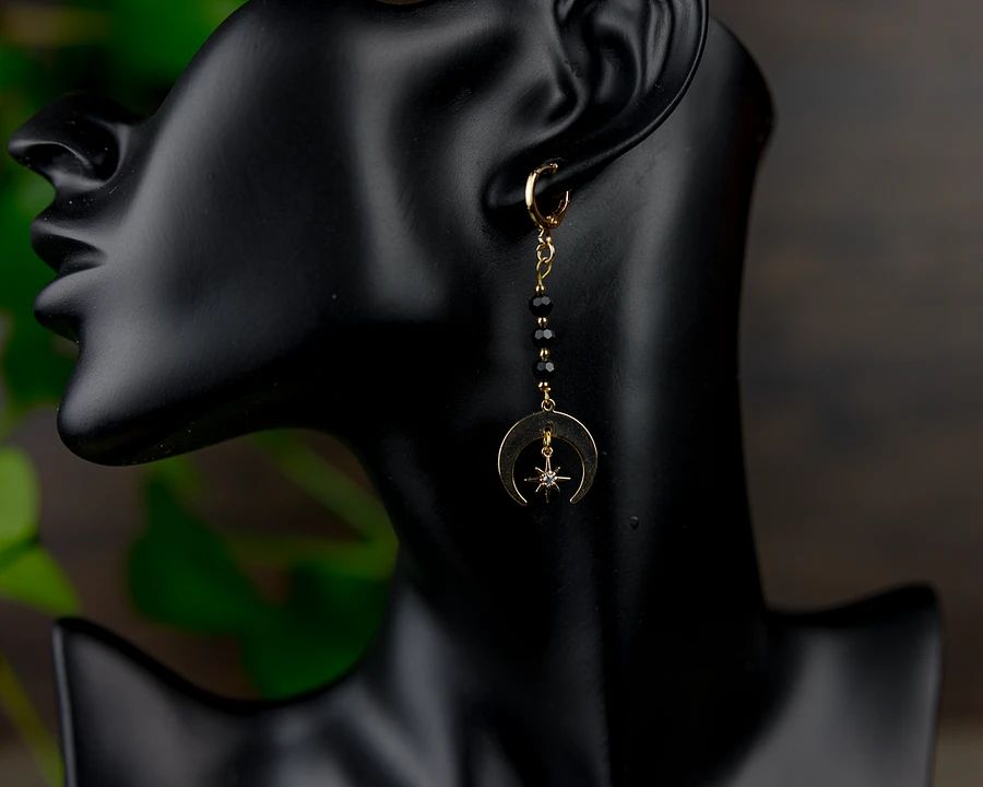 Crescent Moon Earrings product image (2)