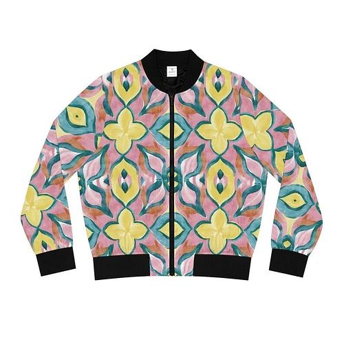 The 'Kaleidoscope Dream Bomber Jacket' is a testament to vivid imagination and artisanal flair, capturing the essence of a pa...