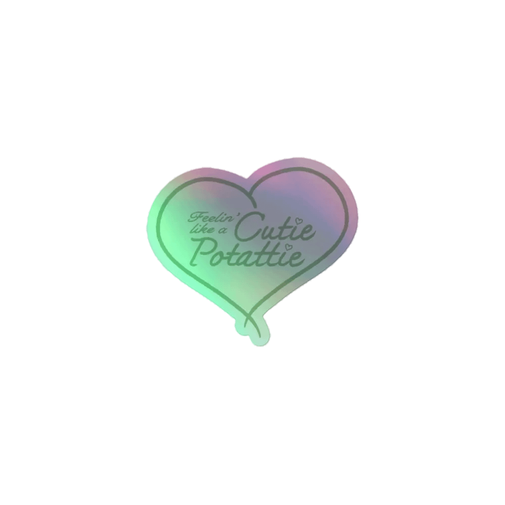 Cutie Potattie Holographic Sticker product image (1)