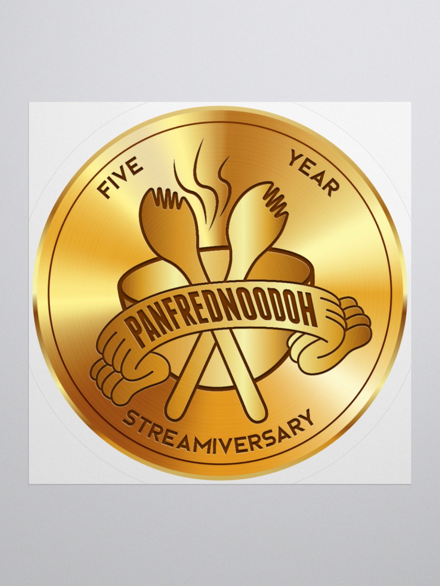 LE Five-Year Streamiversary Sticker product image (1)