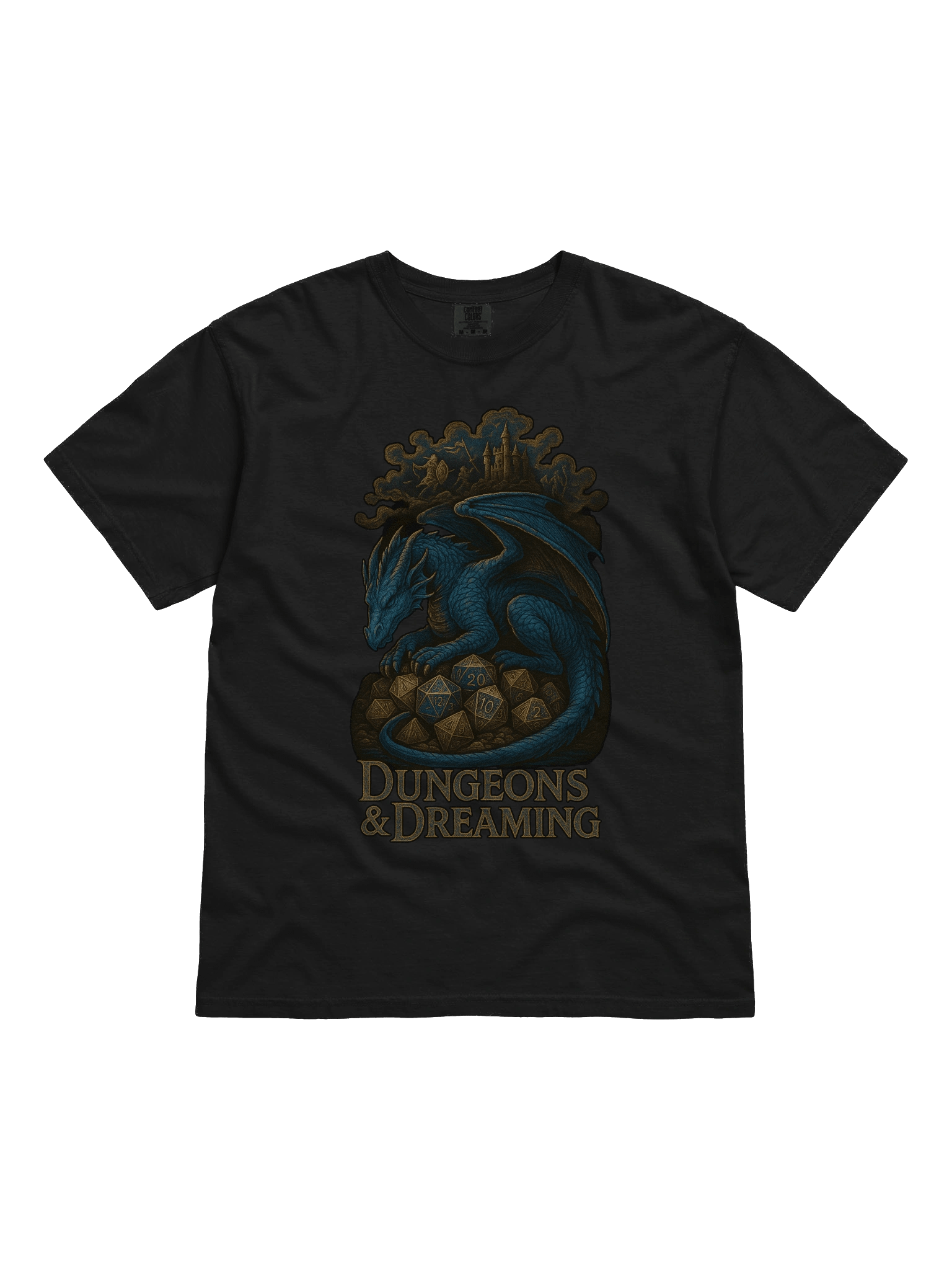 Dungeons & Dreaming Sleeping Dragon Tee product image (1)