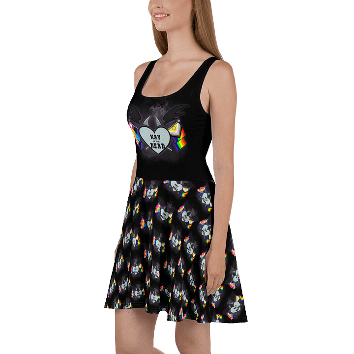 Kay_of_the_Dead Pride Logo Dress With Printed Skirt product image (1)