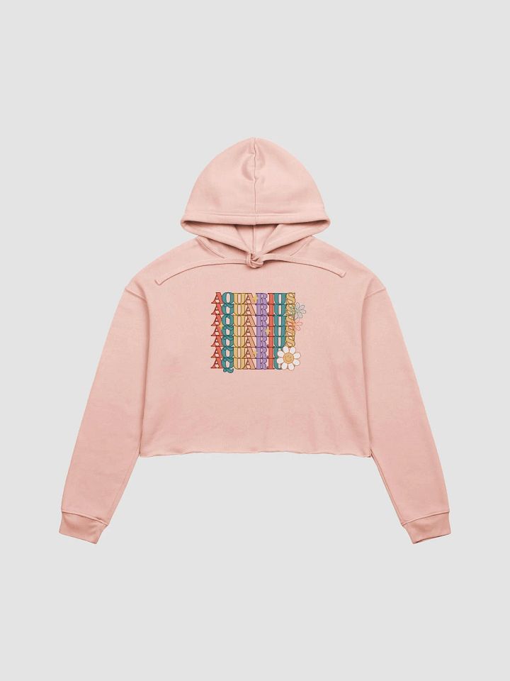 Aquarius Groovy Cropped Hoodie product image (1)