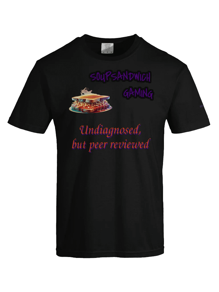 Undiagnosed SoupSandwich Gaming Tee product image (2)
