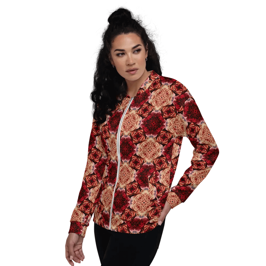 Rose Bouquet Bomber Jacket product image (2)