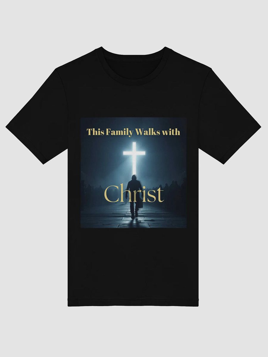 Faith-Filled Family Tee – Glowing Cross Shirt for Believers | Unisex Christian Apparel product image (13)