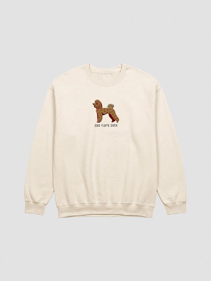Zero Fluffs Given Sweatshirt (Embroidered) of a Mini Poodle product image (13)