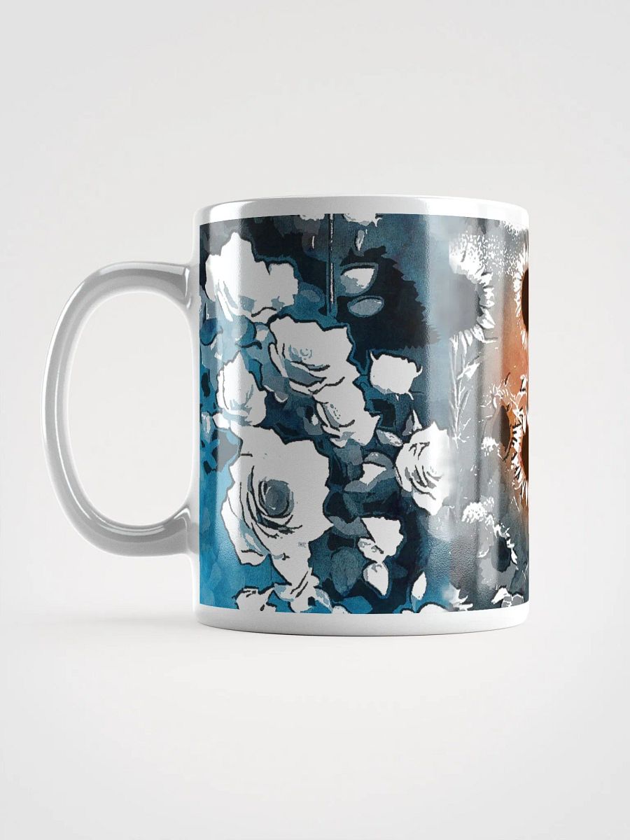 Floral Fusion White Glossy Mug product image (18)