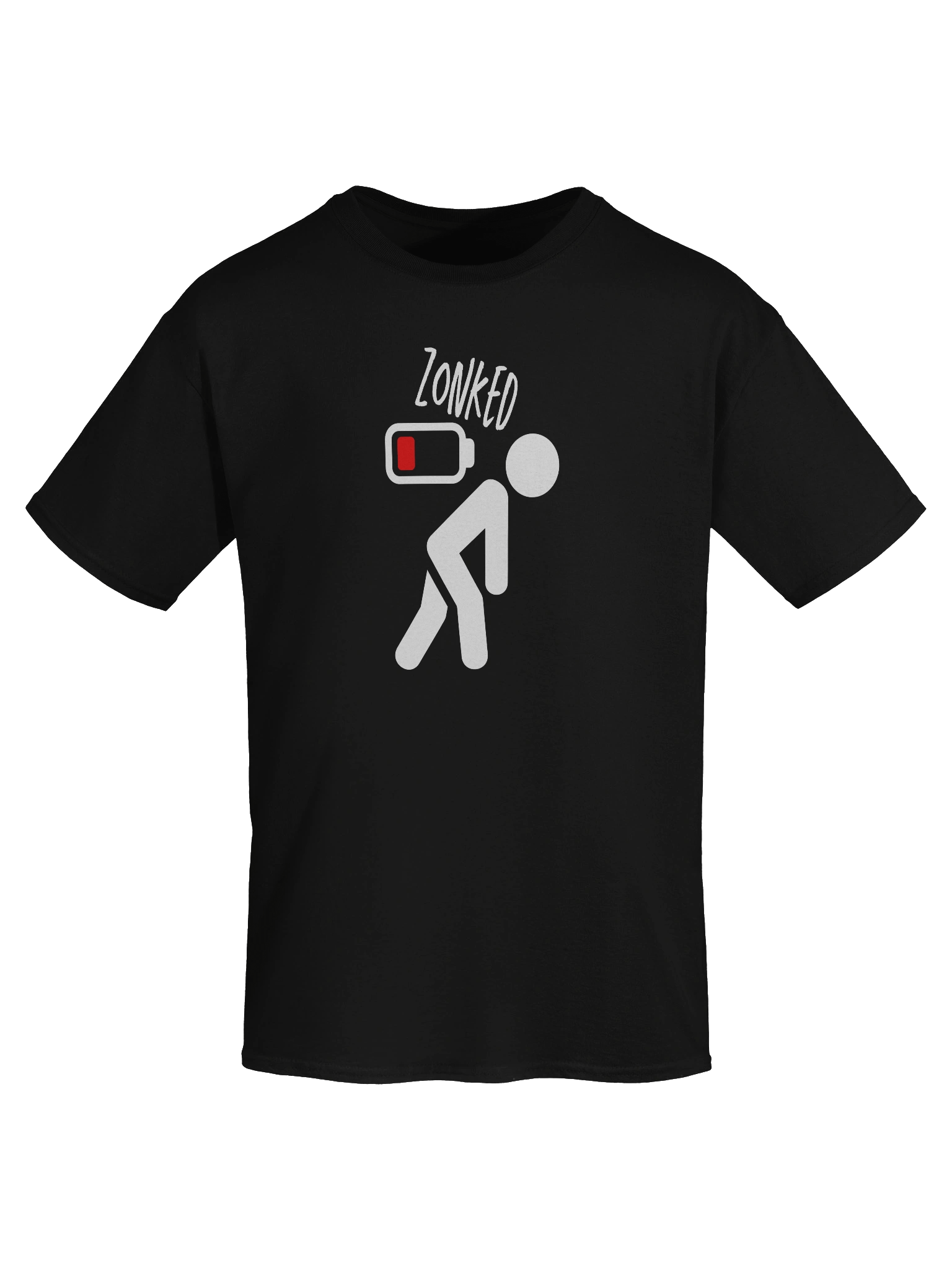 ZONKED Low Battery T-Shirt product image (73)