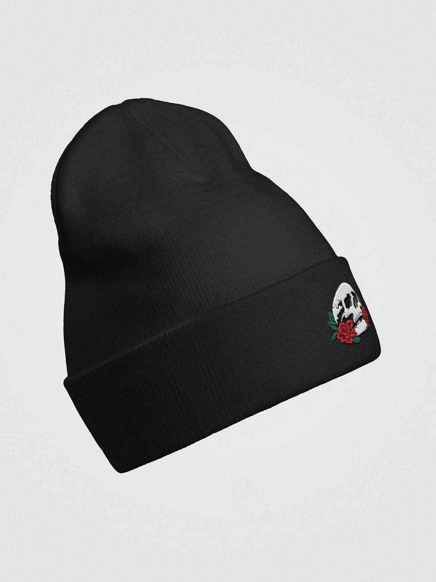 Skull & Rose Knitted Beanie product image (4)