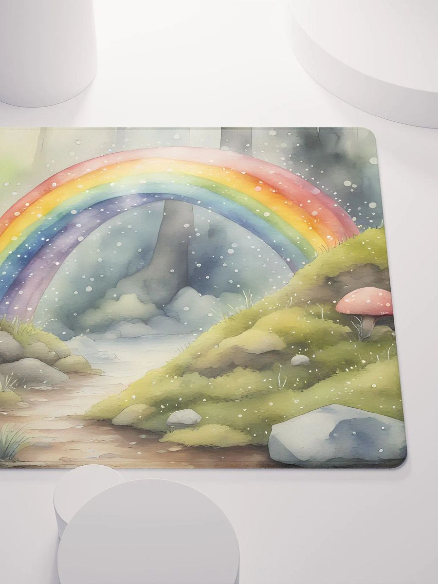 Fairytale Rainbow with Agaric and Moss, Gaming Mouse Pad, 2 Sizes product image (5)