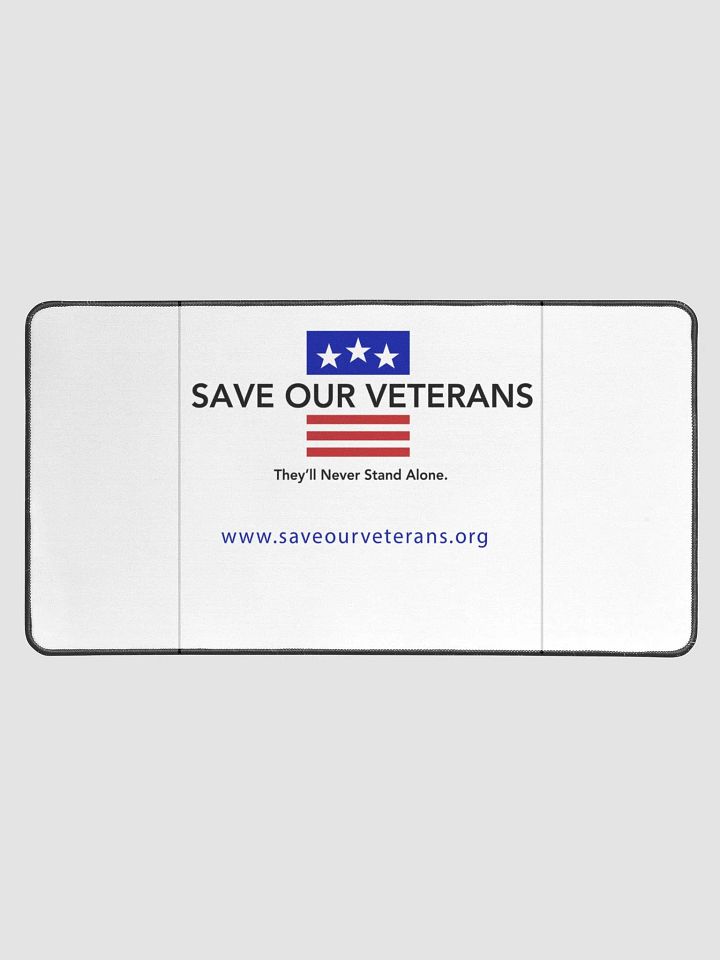 Save Our Veterans Comfort Desk Mat product image (1)