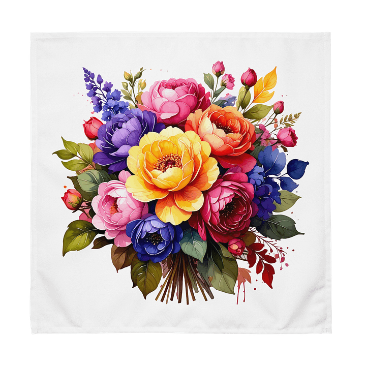 Columbia Road Market Botanical Cloth Napkin Set of Four (Floral) product image (2)