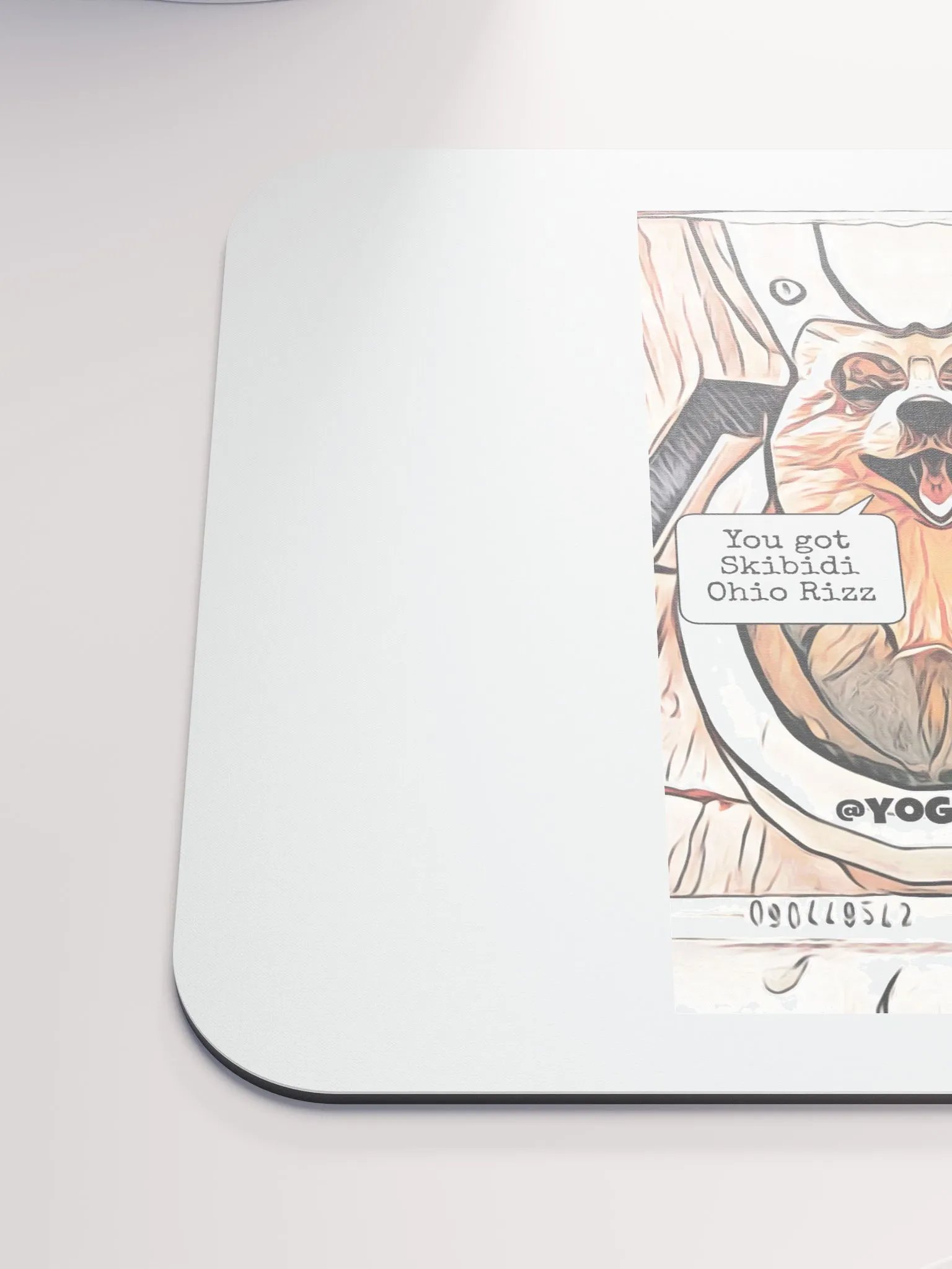 Skibidi Ohio Rizz Dog Mouse Pad product image (6)