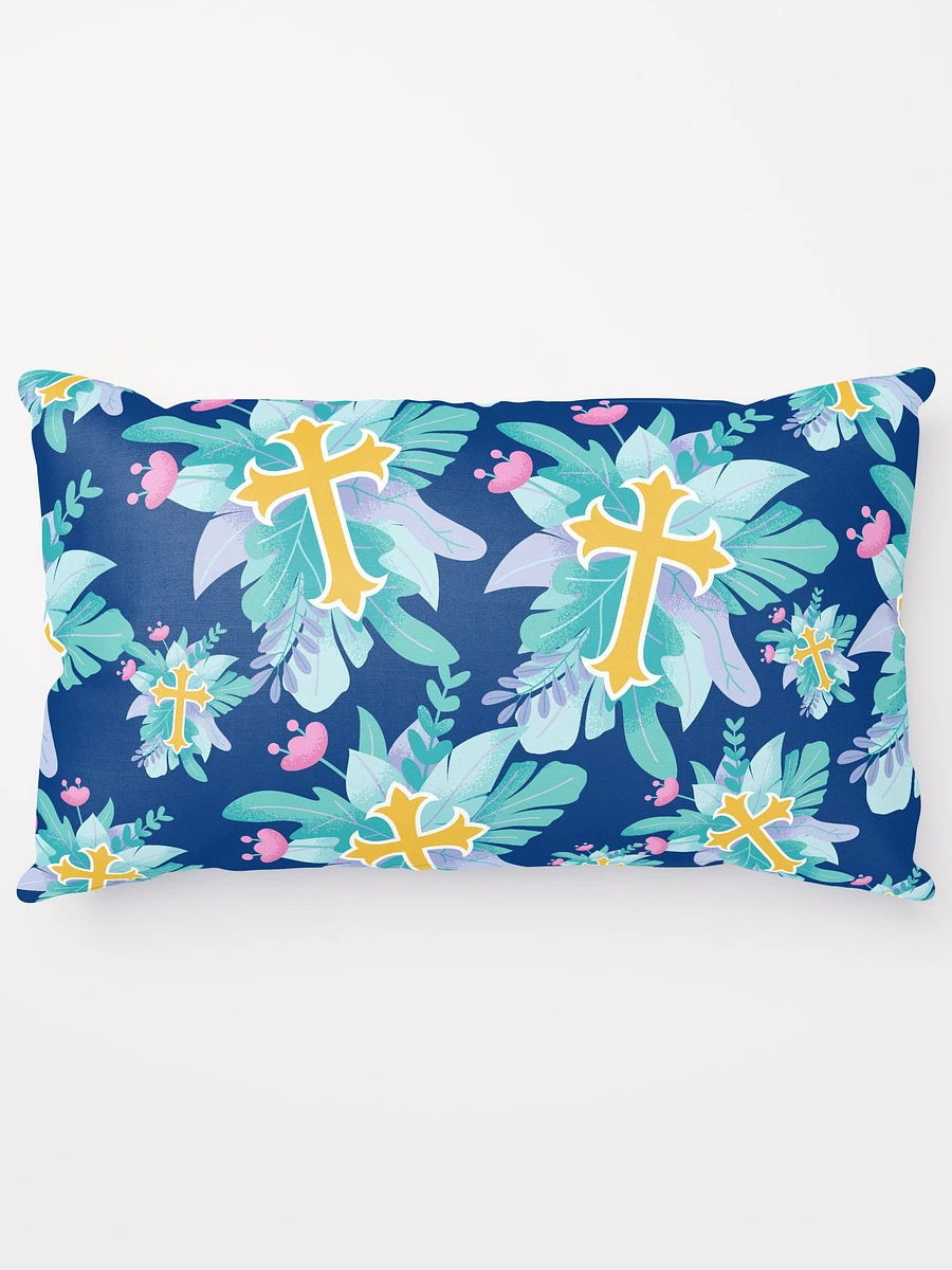 Floral Cross Patterned Pillow product image (5)