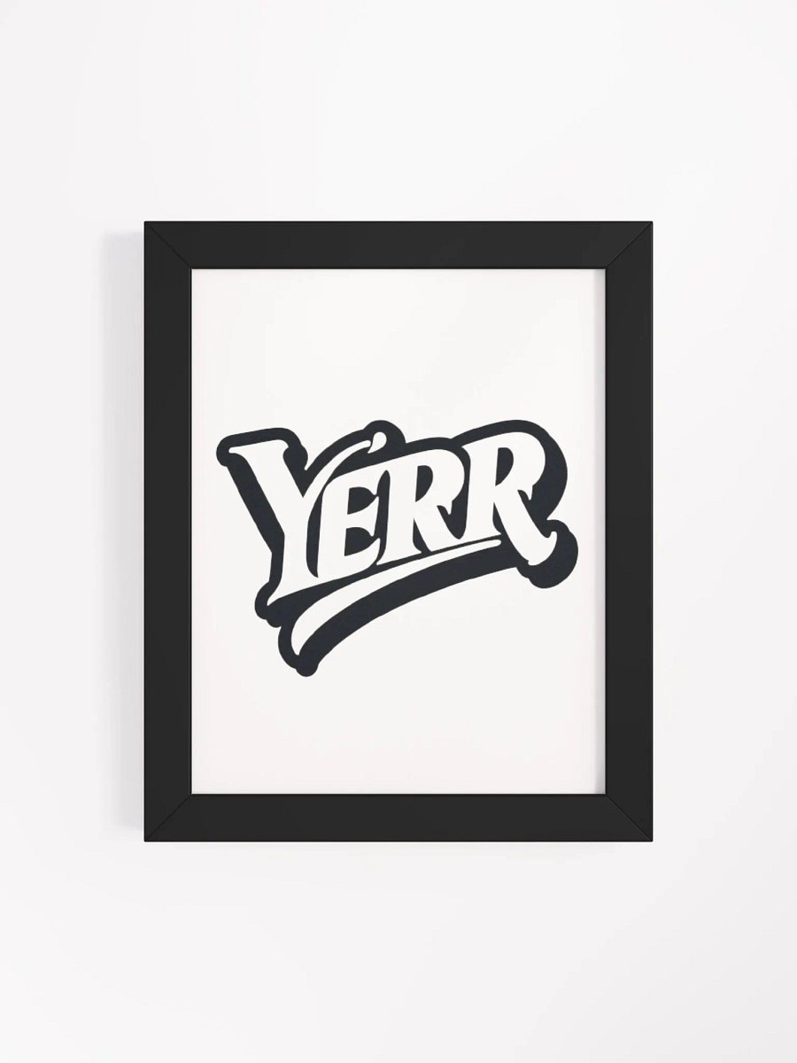 YERR Framed Poster product image (40)