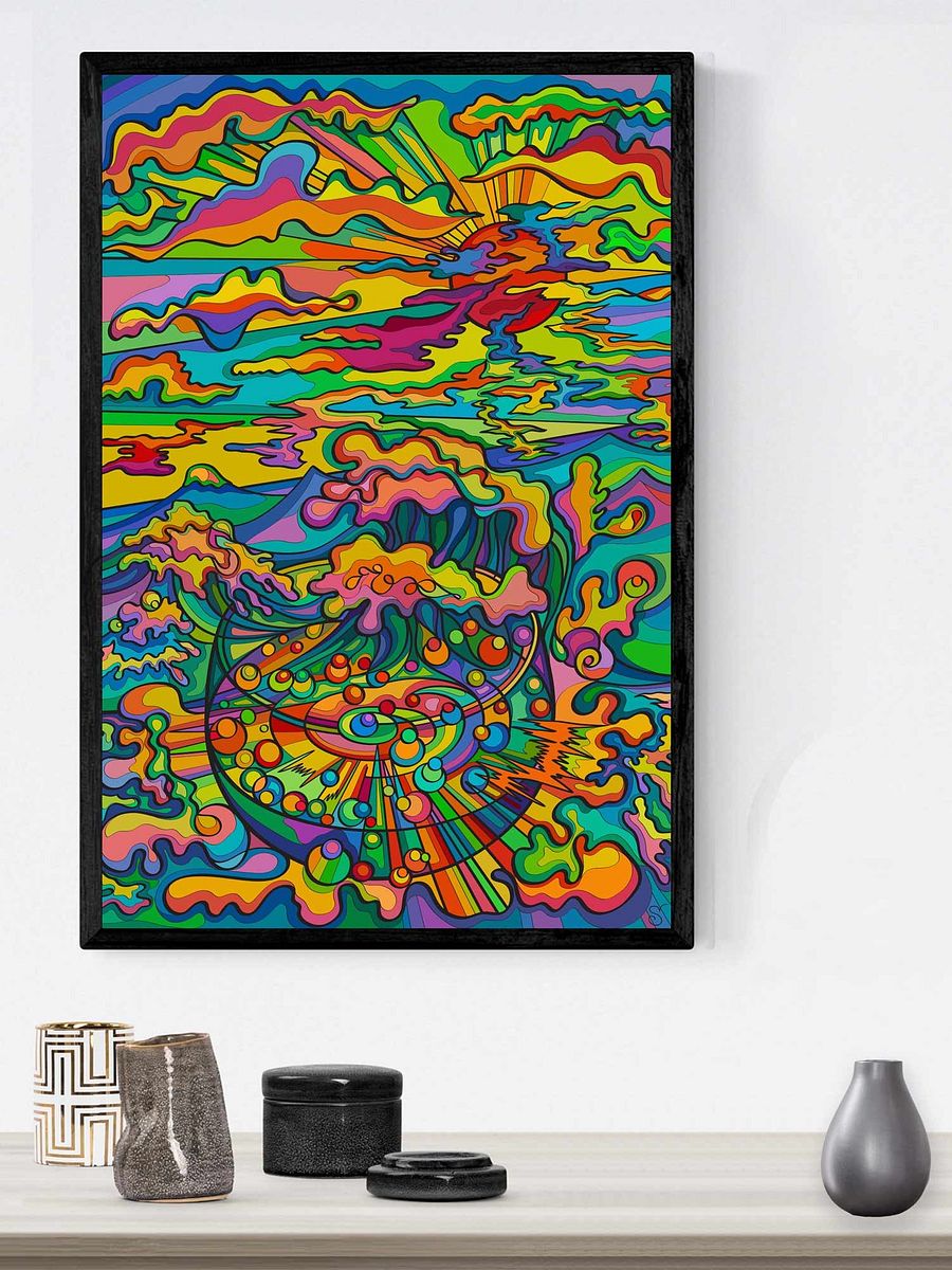 Vibrant Matte Poster Print - Sunset & Glass product image (16)