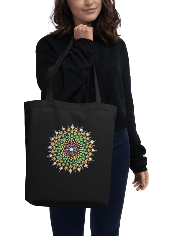 Pastel Dot Mandala Eco-Friendly Tote Bag product image (1)