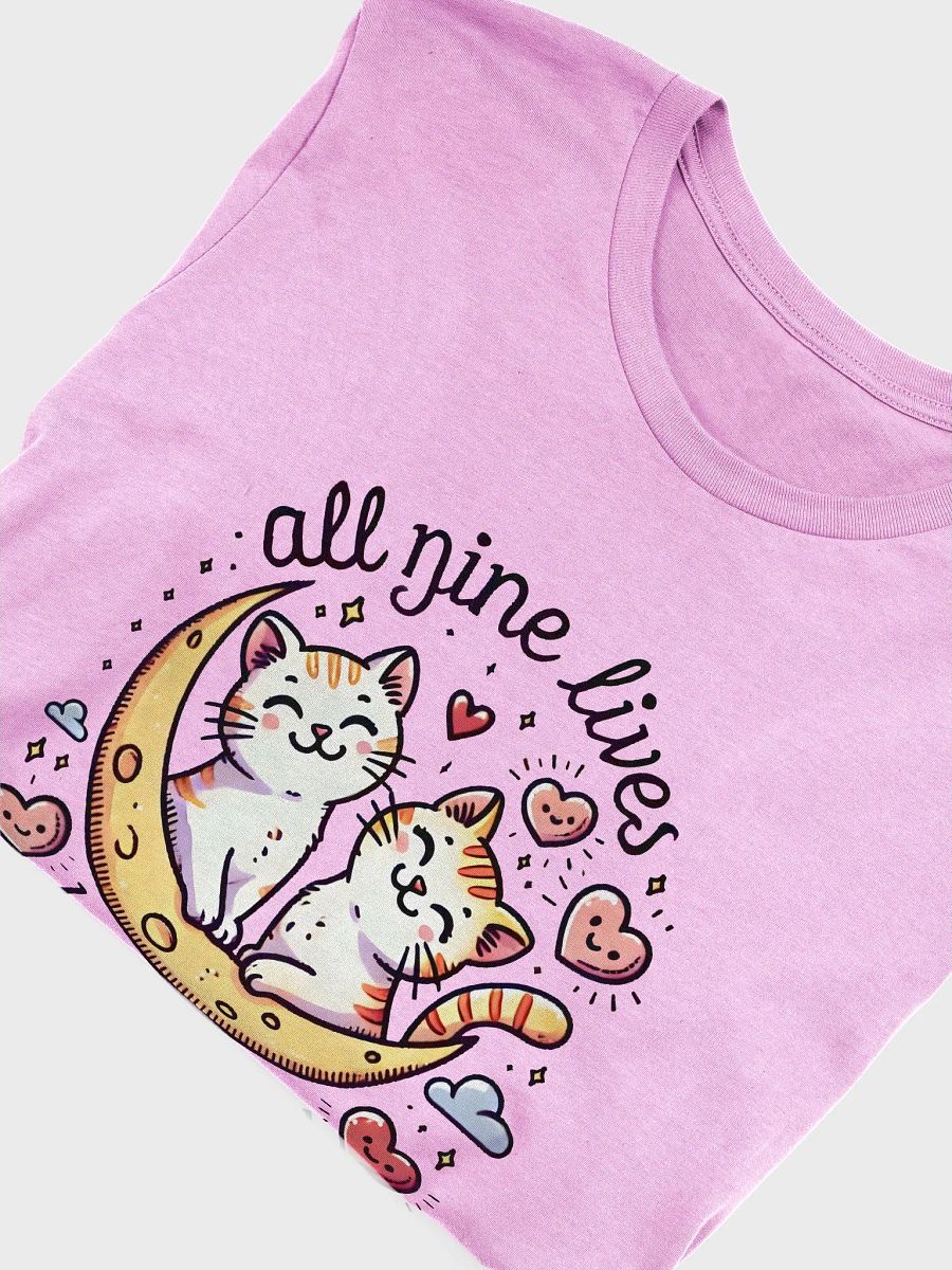 All nine lives loving you t-shirt product image (5)