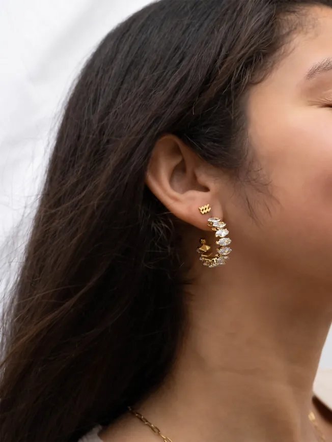 Vivienne Hoop Earrings product image (2)