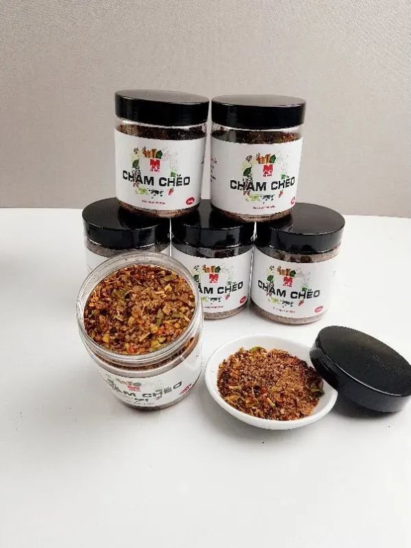 Chẳm Chéo Tây Bắc [CHUẨN VỊ TÂY BẮC] Muối chẳm chéo Gia vị chấm đặc sản tây bắc ( hộp 200g) product image (2)