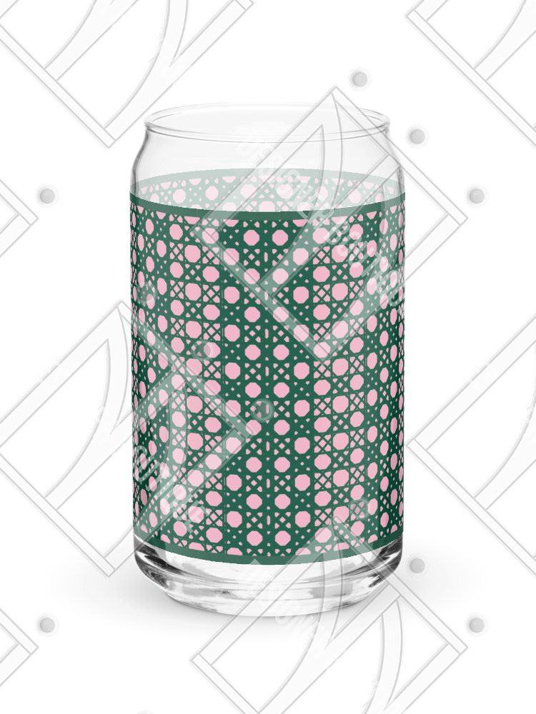 Verdant Garden Monogram A Can-Shaped Glass product image (8)