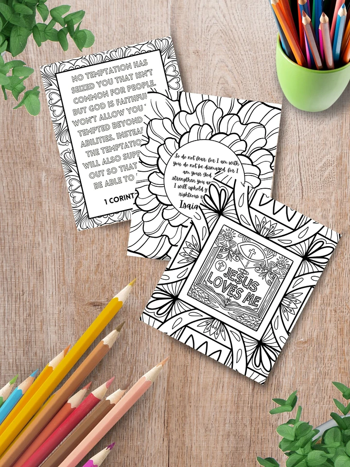 3 Pack Printable Christian Coloring Pages product image (1)