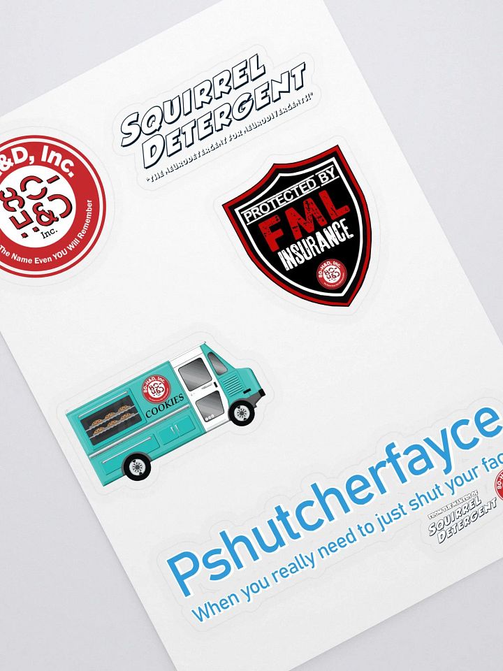 80 H&D Inc Sticker Sheet product image (2)