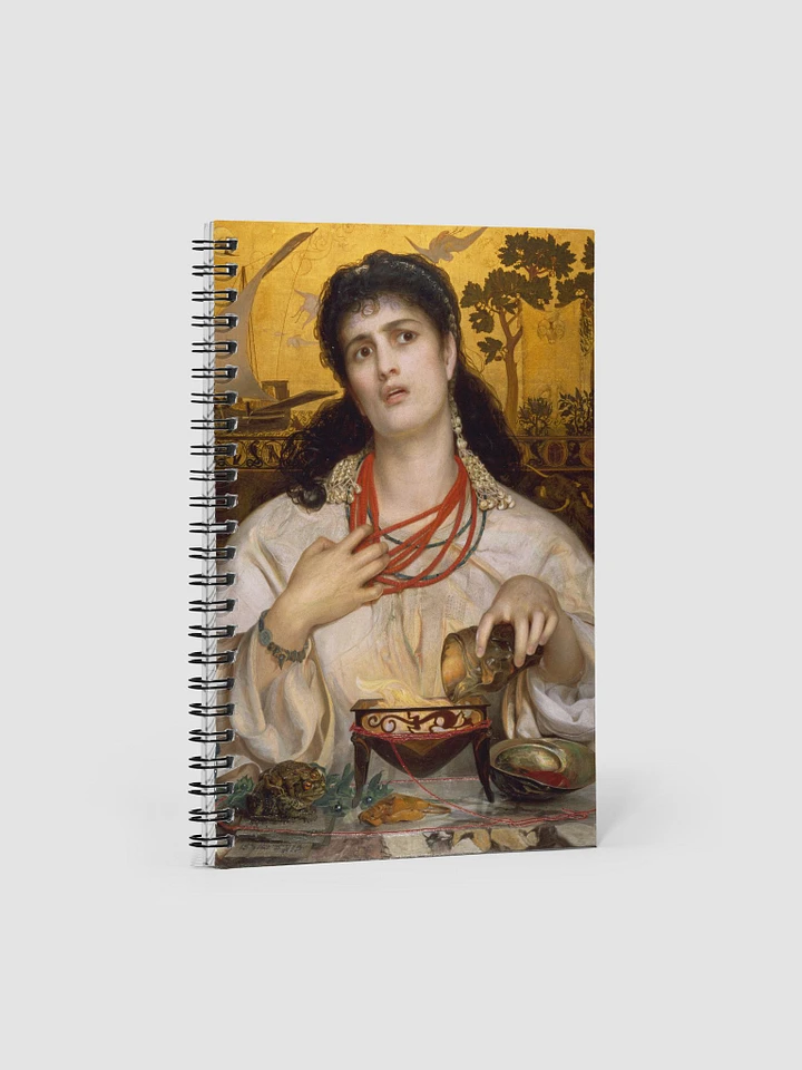 ''Medea'' by Frederick Sandys Spiral Notebook product image (1)